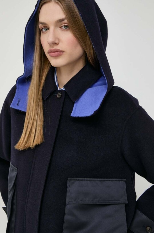 MAX&Co. kurtka wełniana granatowy 2416081021200