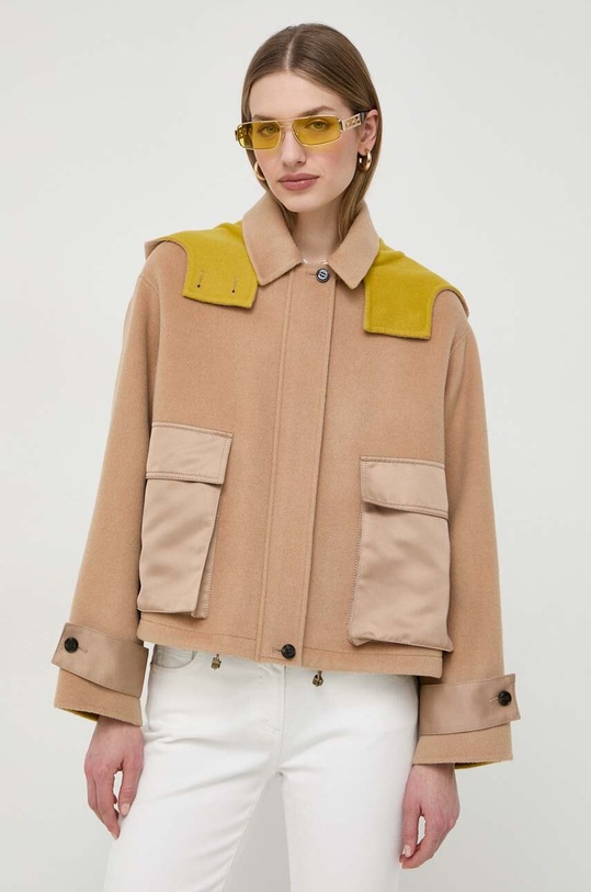 MAX&Co. kurtka wełniana beżowy 2416081021200