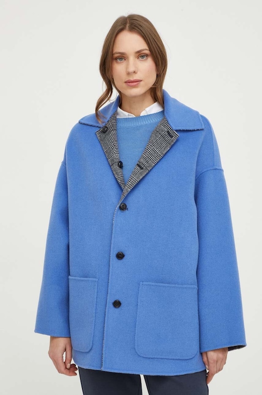 MAX&Co. płaszcz wełniany dwustronny 2416081041200 szary SS24