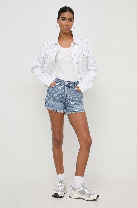 Liu Jo giacca di jeans UA4096.D4854 bianco SS24