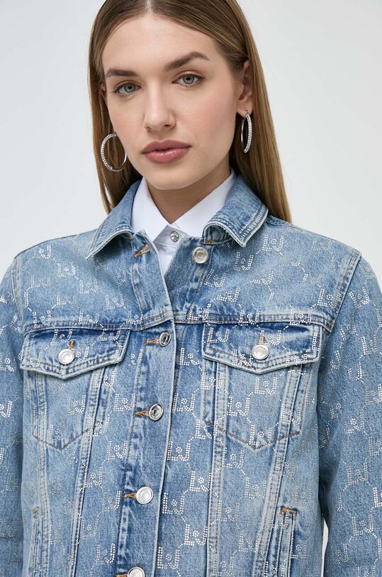 Liu Jo kurtka jeansowa niebieski UA4096.D4854