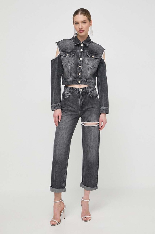 Rifľová bunda Liu Jo UA4117.D4891 sivá SS24