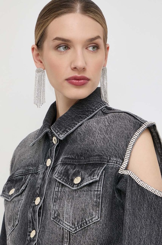 Rifľová bunda Liu Jo sivá UA4117.D4891