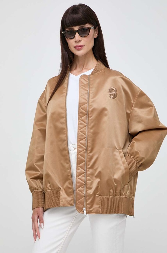 Bomber bunda BOSS béžová 50515886