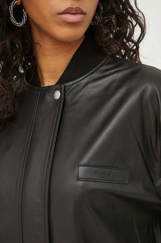 IRO geaca bomber de piele WP137KEREM negru