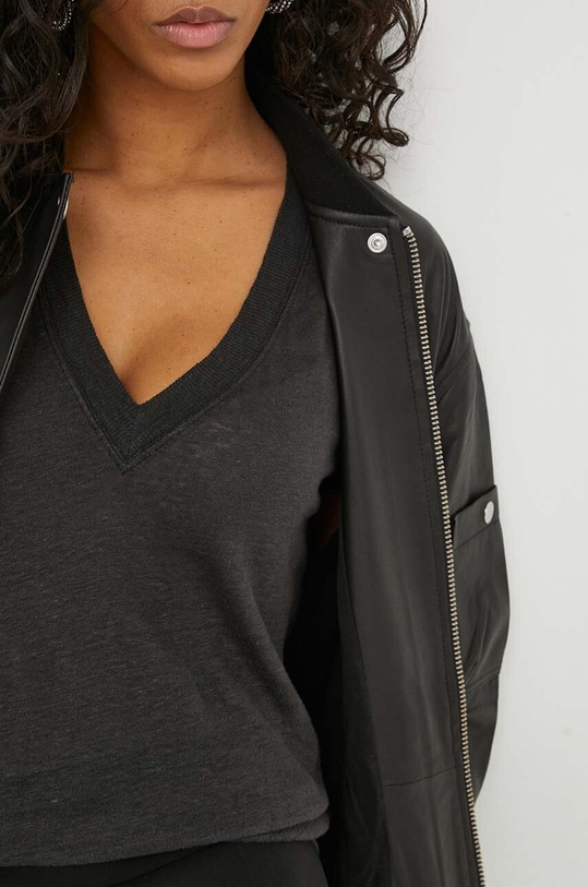 IRO geaca bomber de piele WP137KEREM