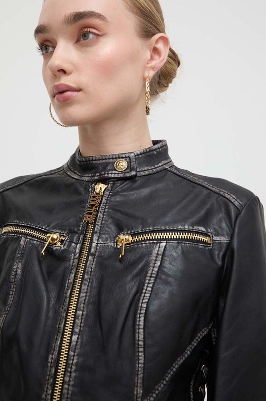 Δερμάτινο μπουφάν Versace Jeans Couture 76HAVP00.CPW00 μαύρο