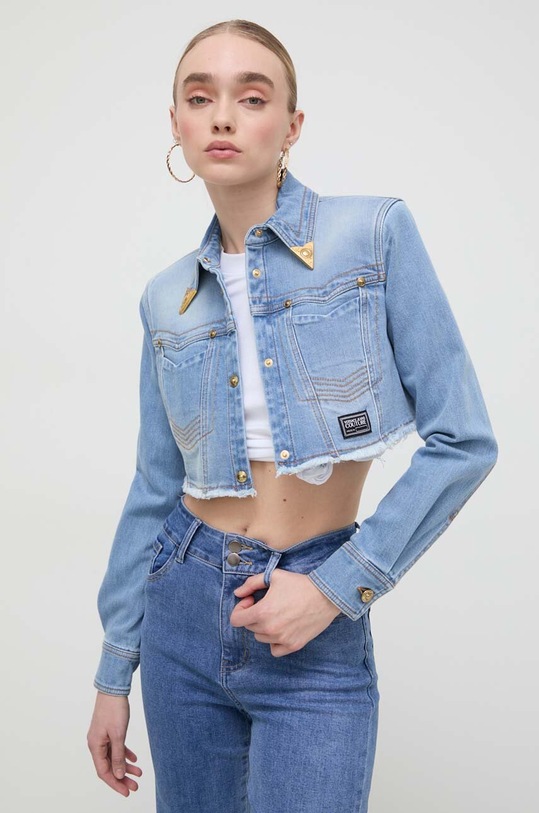 Versace Jeans Couture giacca di jeans denim blu 76HAL253.DW042L01