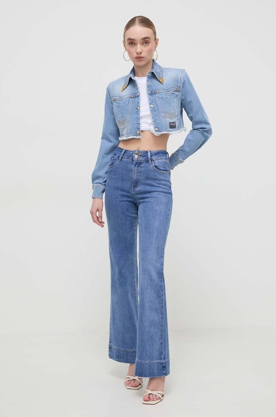 Versace Jeans Couture giacca di jeans 76HAL253.DW042L01 blu SS24