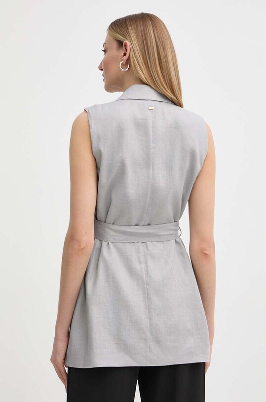 Odjeća Laneni prsluk Armani Exchange 3DYQ12.YN1RZ siva
