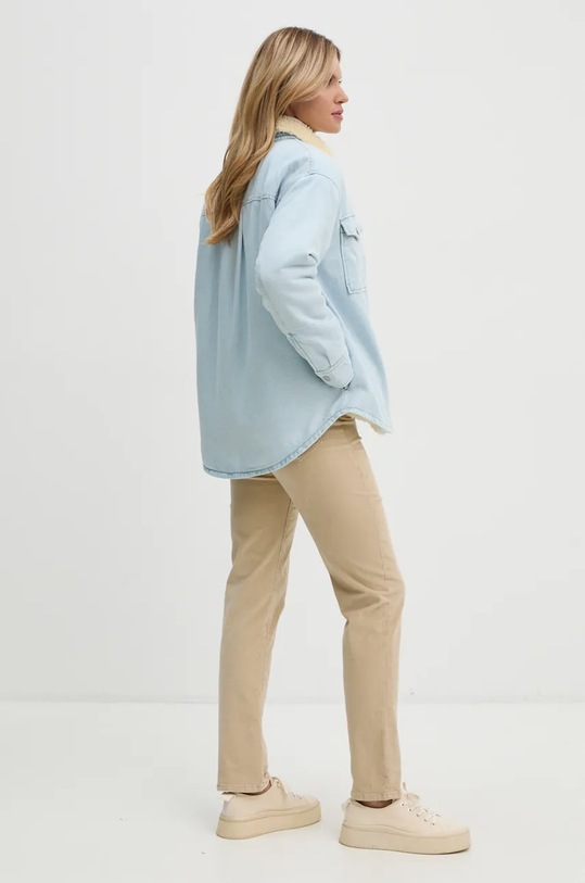 Oblečenie Košeľové sako s vlnenou zmesou Levi's A7183 modrá