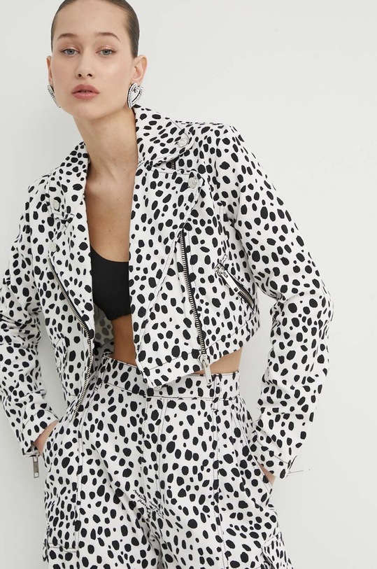 Moschino Jeans geaca de blugi necaptusit multicolor 0509.3773