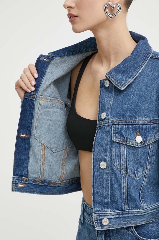 Moschino Jeans kurtka jeansowa 0502.3735 niebieski