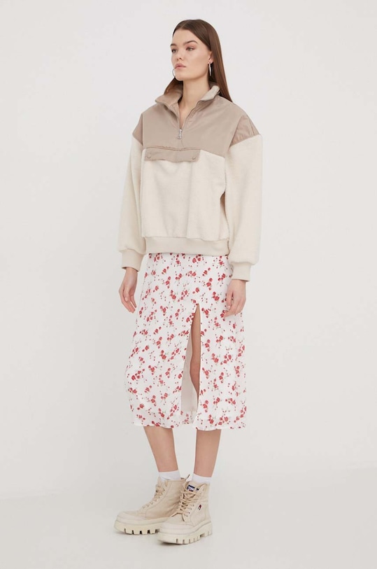 Abercrombie & Fitch bluza KI152.4060.179 bej SS24