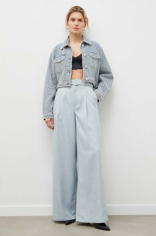Gestuz geacă din denim 10908697 albastru SS24