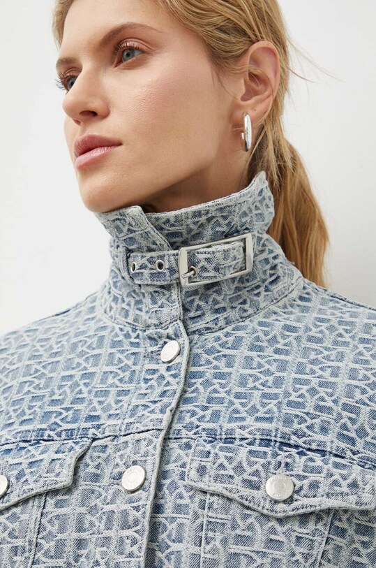 Gestuz geacă din denim 10908697 albastru
