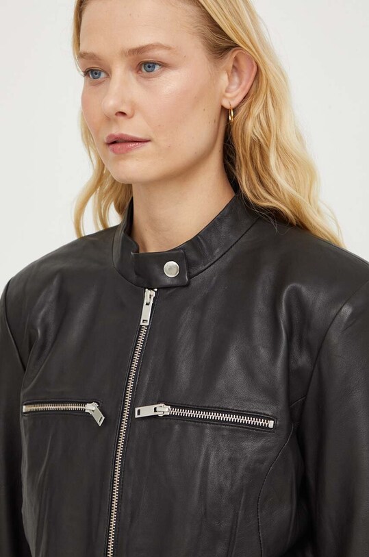 Gestuz kurtka skórzana czarny 10908764