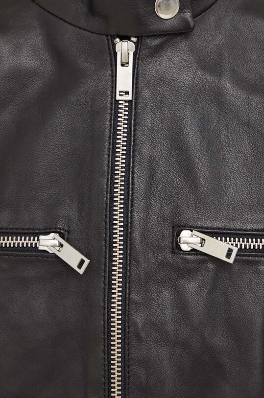 Gestuz kurtka skórzana 10908764 czarny