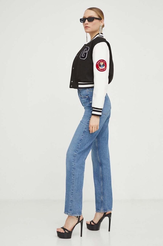 Guess geaca bomber W4RL56.KCD20 negru SS24