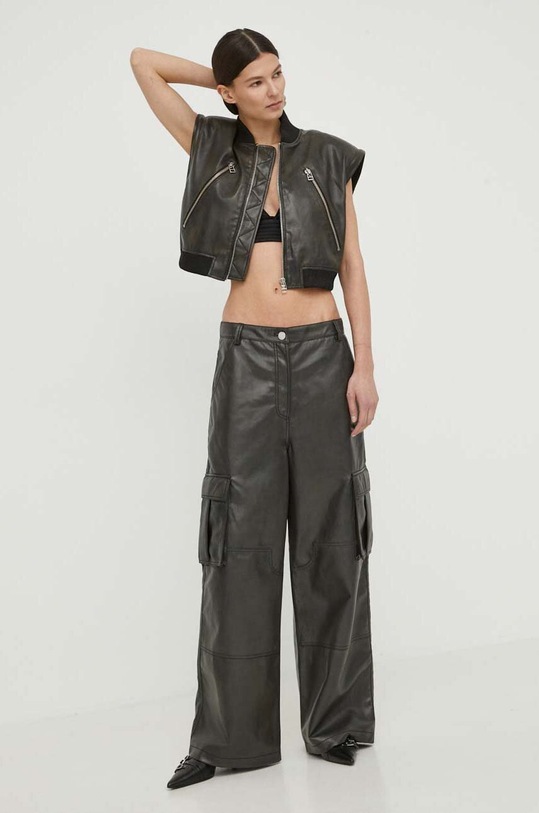 2NDDAY geaca 2ND Edition Jazz - Uneven PU 2242112837 maro SS24