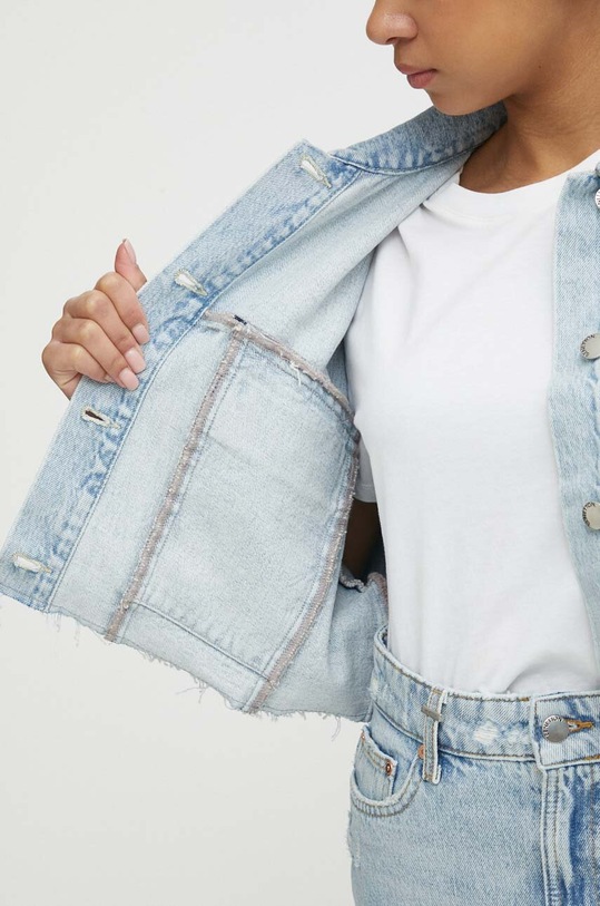 United Colors of Benetton geacă din denim 26JTDN05M