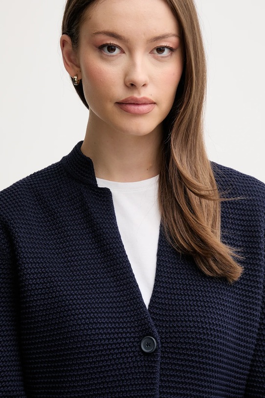 United Colors of Benetton cardigan din bumbac bleumarin 1494D6833