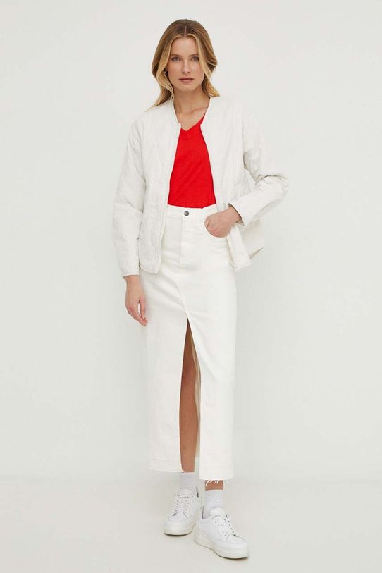 United Colors of Benetton kurtka 24EXDN058 beżowy SS24