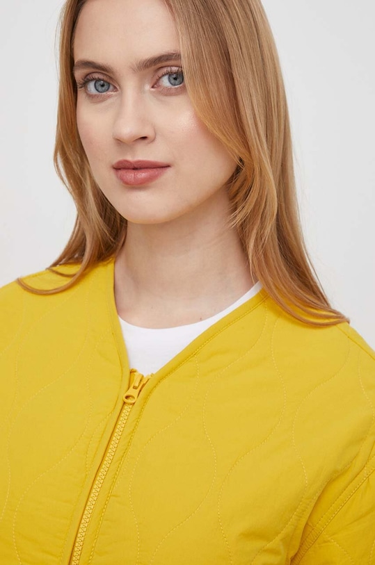 Bunda United Colors of Benetton žltá 24EXDN058