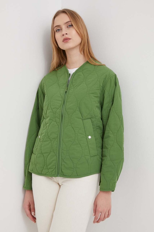 United Colors of Benetton kurtka bez kaptura zielony 24EXDN058