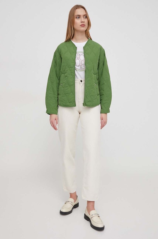 United Colors of Benetton kurtka 24EXDN058 zielony SS24