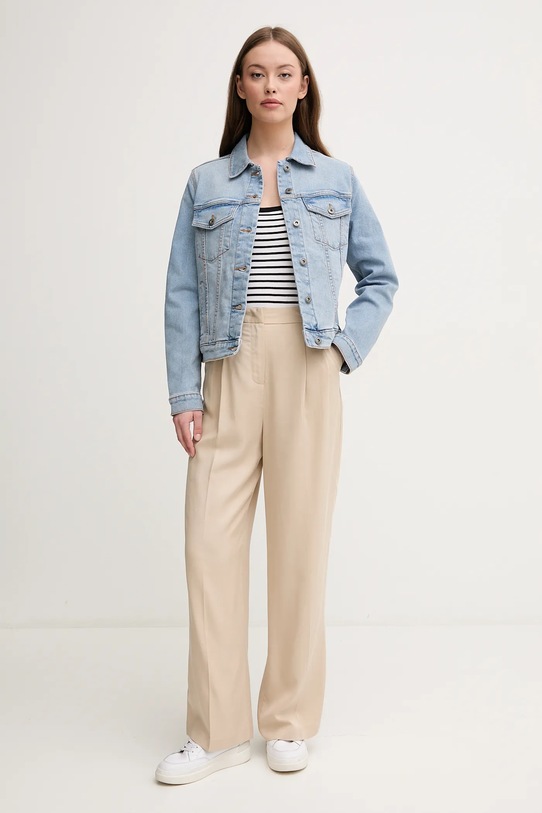 Джинсовая куртка United Colors of Benetton 21TBDN00N голубой SS25