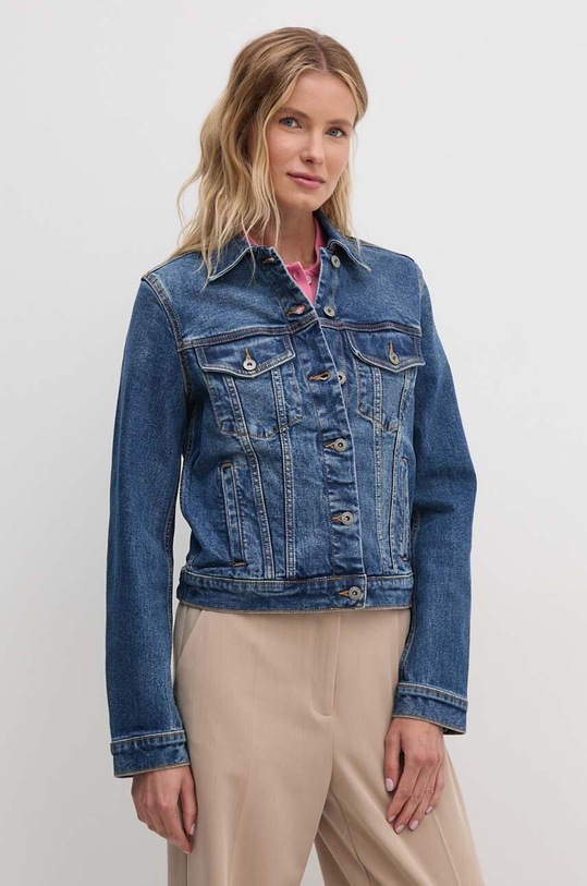 Джинсова куртка United Colors of Benetton блакитний 21TBDN00N