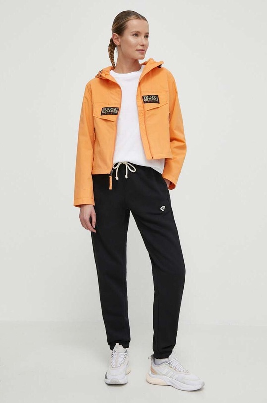 Napapijri geaca Rainforest NP0A4HTRA641 portocaliu SS24