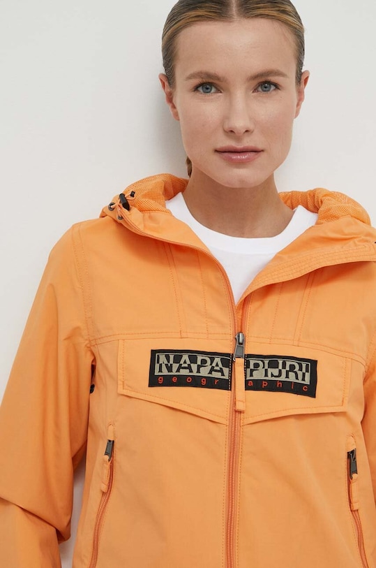 Napapijri geaca Rainforest portocaliu NP0A4HTRA641