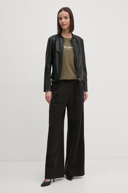 Sisley kurtka 2WBDLN03R czarny SS24
