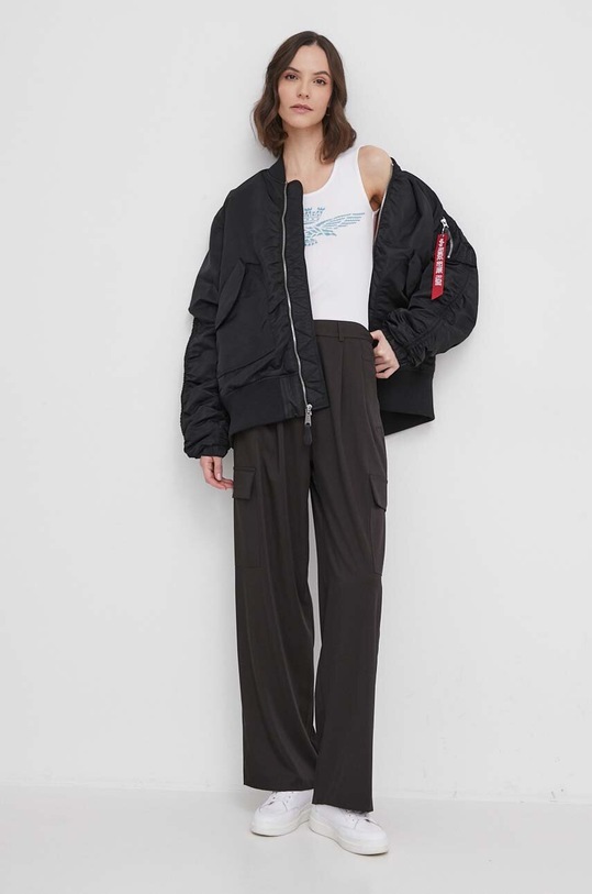 Μπουφάν bomber Alpha Industries CWU MA-1 Bomber NC Wmn 136007NC μαύρο SS24