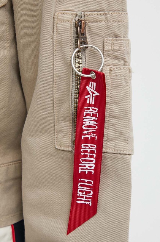 Alpha Industries jacheta de bumbac 136017 bej