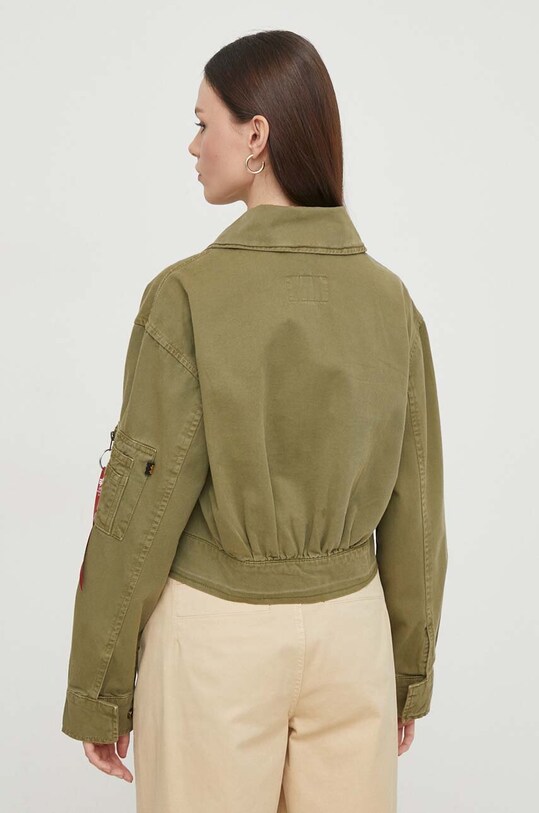 Îmbrăcăminte Alpha Industries jacheta de bumbac 136017 verde