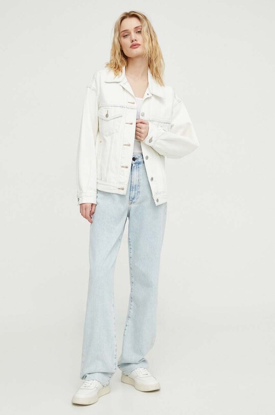 Levi's kurtka jeansowa A1743 biały SS25