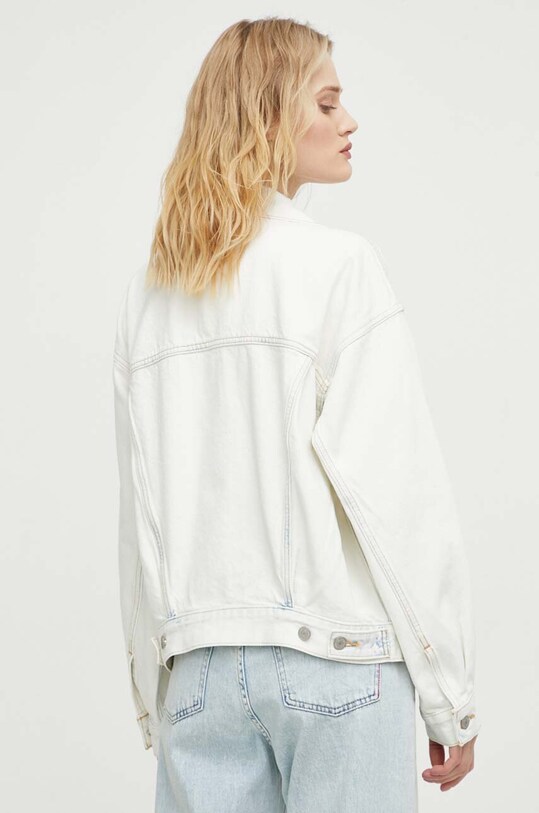 Odzież Levi's kurtka jeansowa A1743 biały