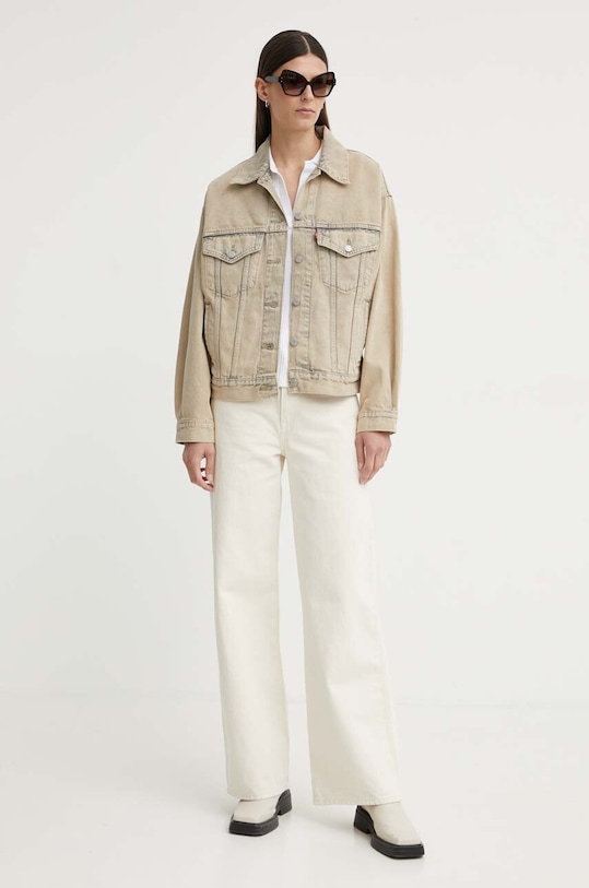 Levi's kurtka jeansowa A1743 beżowy AW25