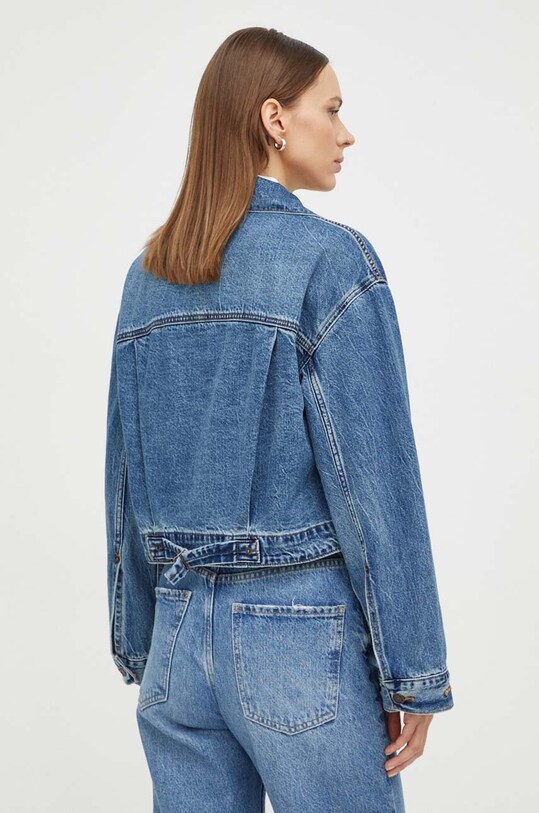 Odzież Levi's kurtka jeansowa A7438 niebieski