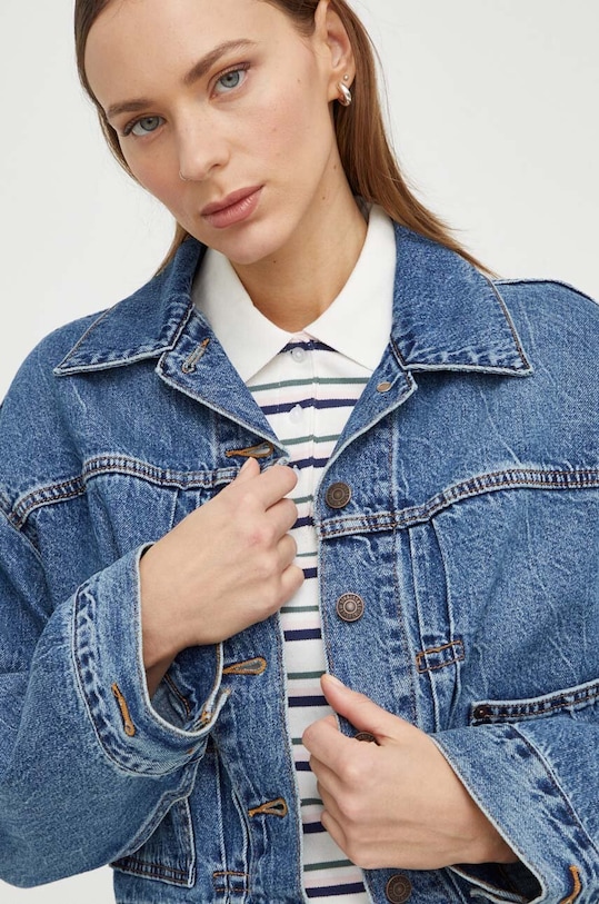 Levi's geacă din denim albastru A7438