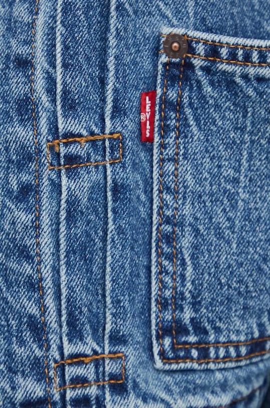 Levi's geacă din denim A7438 albastru