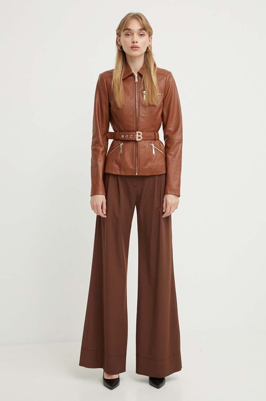 Blugirl Blumarine kurtka skórzana RA4067.P0356 brązowy SS24