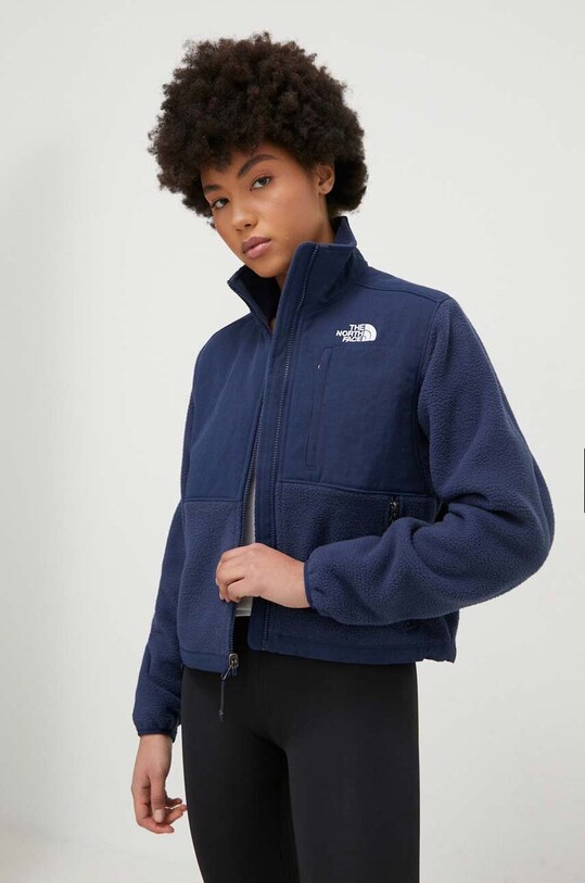 The North Face bluza RIPSTOP DENALI bez kaptura granatowy NF0A870S8K21