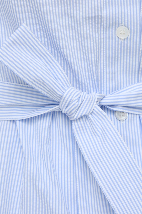 Max Mara Leisure cămașă din bumbac 2416191028600 albastru
