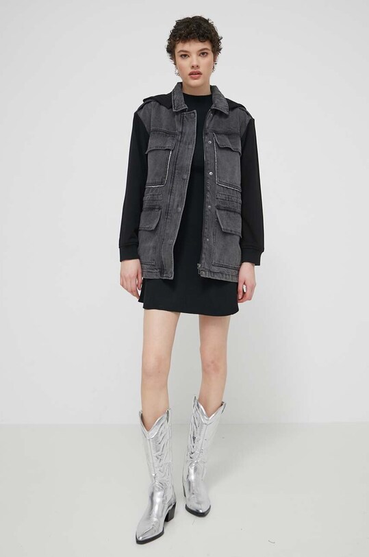 Jakna Desigual RAINIER 24SWED43 siva SS24