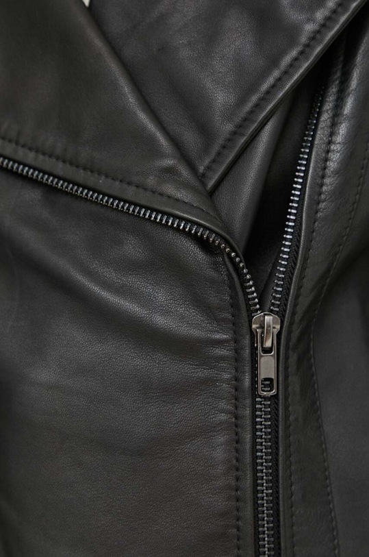 Sisley bőrdzseki 2XBRLN03P fekete