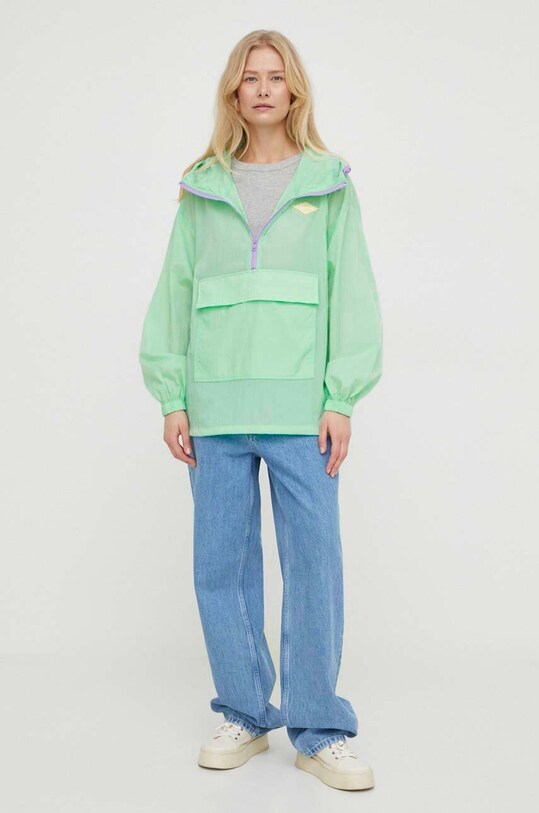 American Vintage kurtka VESTE ML IKI16HE24 zielony SS24